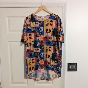 LuLaRoe Minnie Mouse Disney pattern shirt size Small NWOT